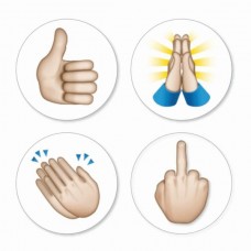 Design koelkastmagneetjes Emoji Hands